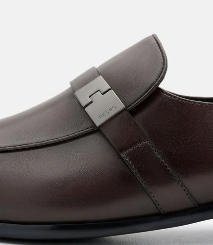 Jatte Leather Loafers - Brown Burnish