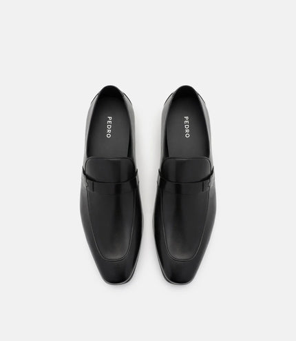 Jatte Leather Loafers - Black Burnish