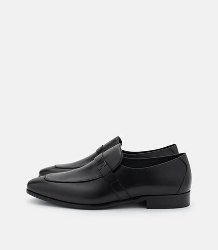 Jatte Leather Loafers - Black Burnish