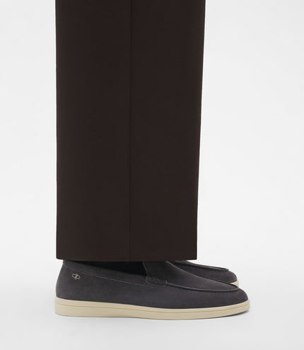 Roam Suede Loafers - Dark Grey