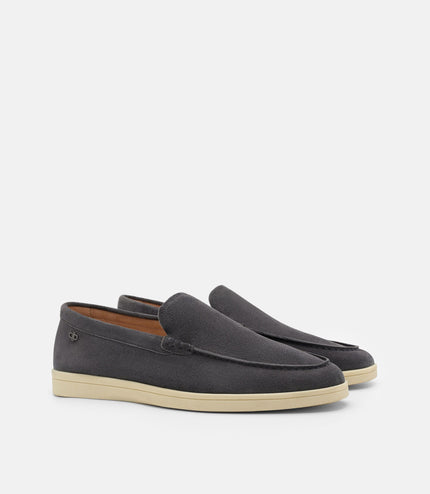 Roam Suede Loafers - Dark Grey