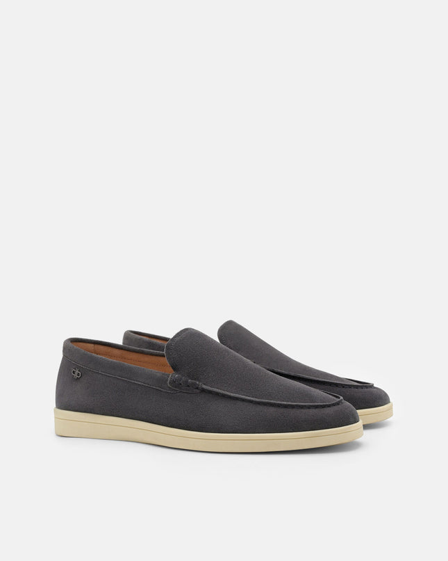 Roam Suede Loafers - Dark Grey
