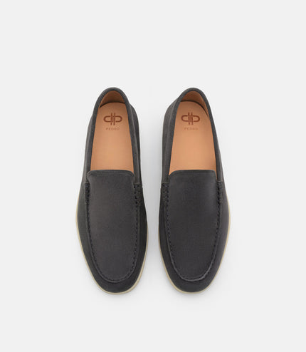 Roam Suede Loafers - Dark Grey