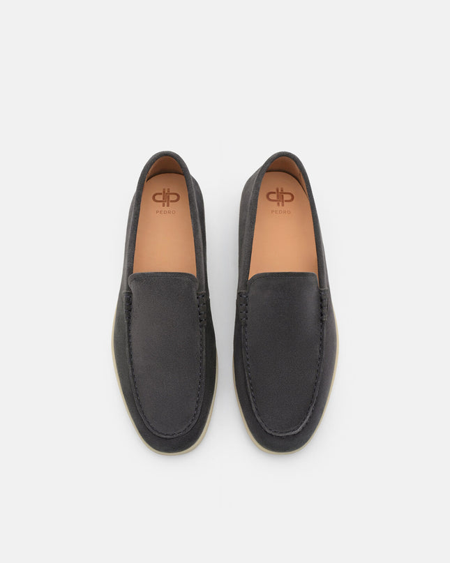 Roam Suede Loafers - Dark Grey