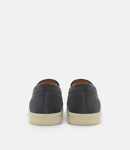 Roam Suede Loafers - Dark Grey