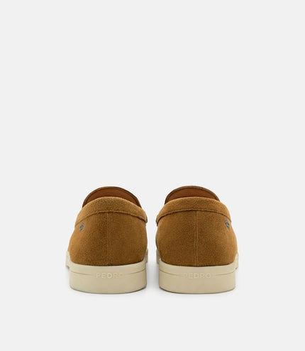 Roam Suede Loafers - Dark Camel Suede