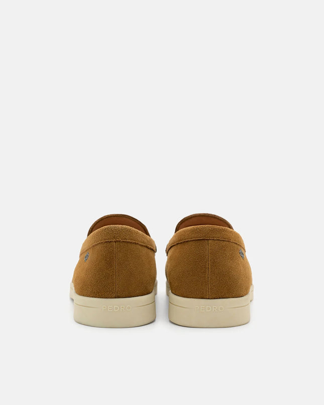 Roam Suede Loafers - Dark Camel Suede