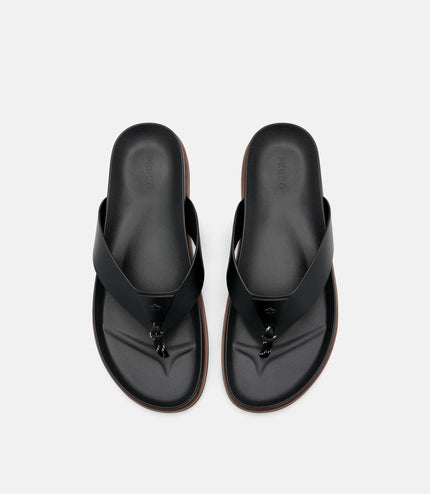 Paracord Thong Sandals - Black