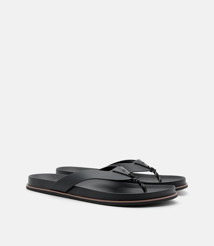 Paracord Thong Sandals - Black