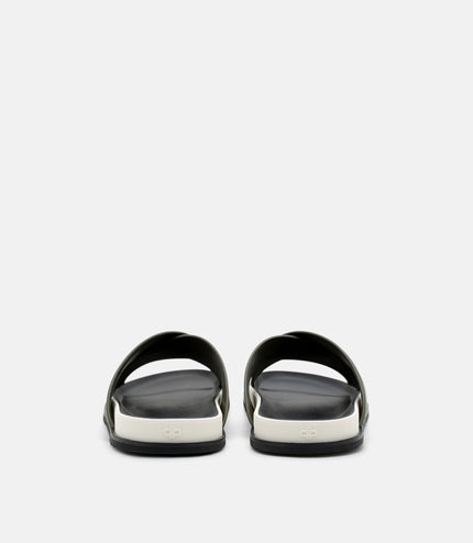Cross Slide Sandals - Olive