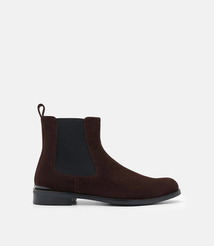 Chace Suede Chelsea Boots -Espresso Brown Suede