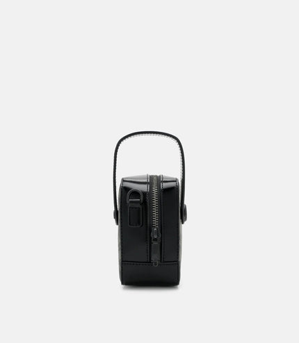 Leather Sling Bag - Black2