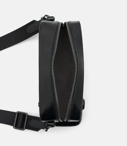 Leather Sling Bag - Black2