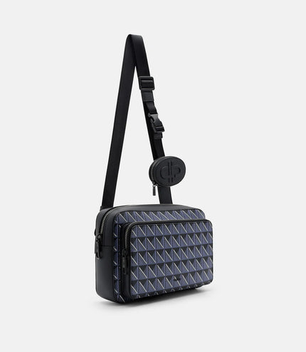 Flynn Crossbody Bag - Blue Canvas