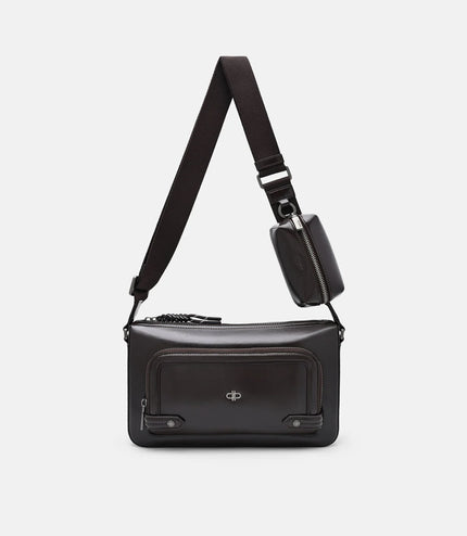 Devon Crossbody Bag - Dark Brown