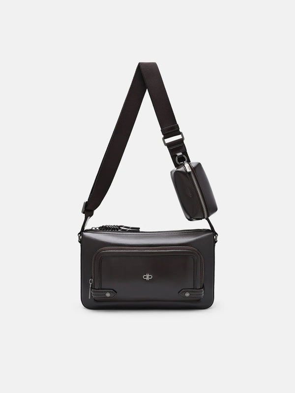 Devon Crossbody Bag - Dark Brown