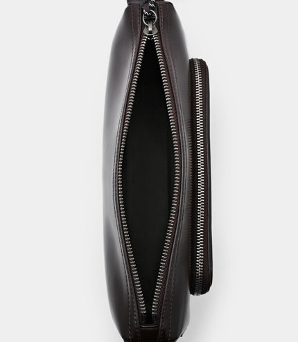 Devon Crossbody Bag - Dark Brown