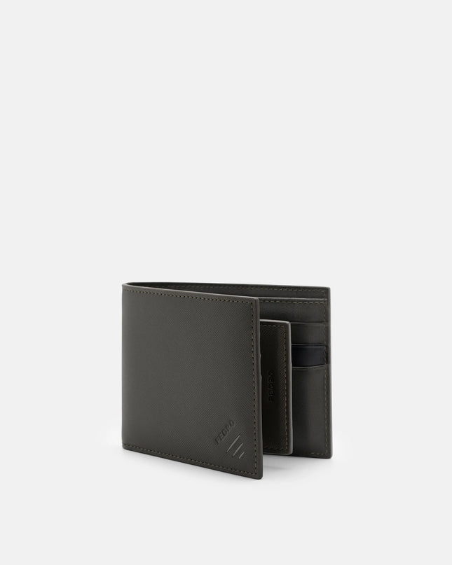 Leather Bi-Fold Wallet with Insert - Olive