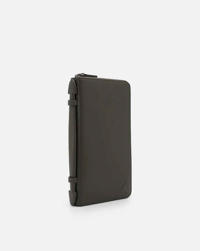 Leather Travel Organizer - Olive