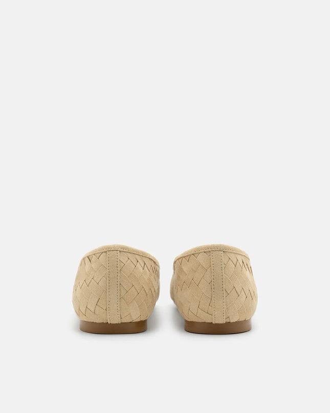 Anna Ballerina Flats - Sand Weave