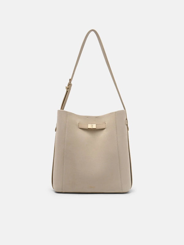 Jatte Belt Leather Bucket Bag - Sand Nubuck