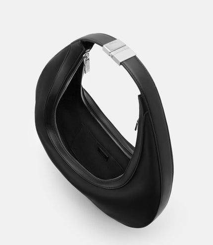 Jatte Hobo Bag - Black Nylon