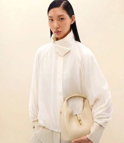 Hitch Leather Hobo Bag - Sand