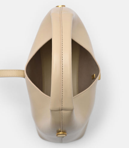 Hitch Leather Hobo Bag - Sand
