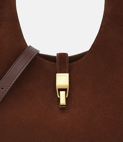 Hitch Leather Hobo Bag - Mahogany