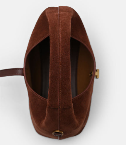 Hitch Leather Hobo Bag - Mahogany
