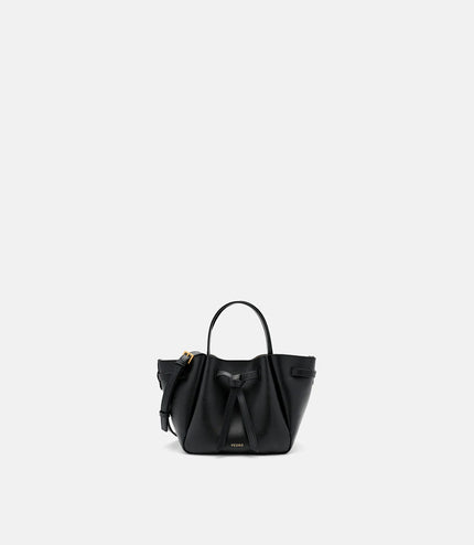 Emory Leather Tote Bag - Black