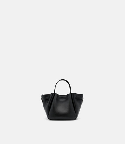 Emory Leather Tote Bag - Black