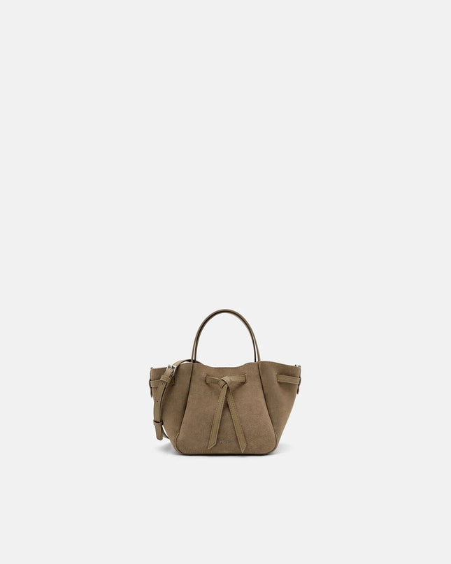 Emory Leather Tote Bag - Olive