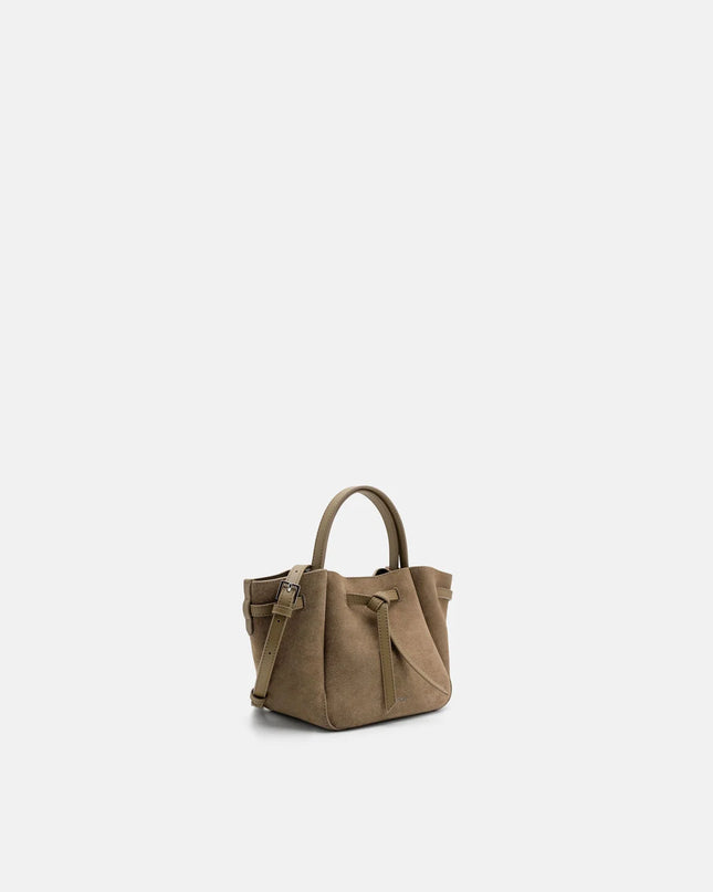 Emory Leather Tote Bag - Olive