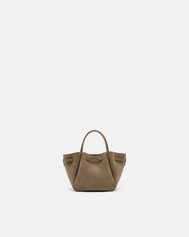 Emory Leather Tote Bag - Olive