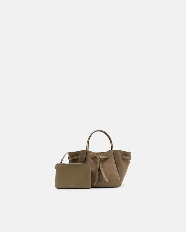 Emory Leather Tote Bag - Olive