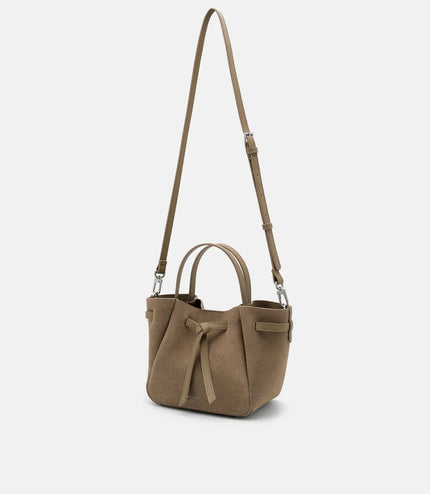 Emory Leather Tote Bag - Olive