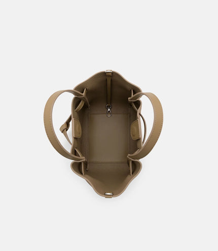 Emory Leather Tote Bag - Olive