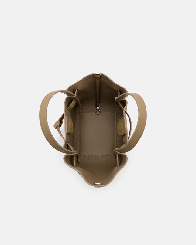 Emory Leather Tote Bag - Olive