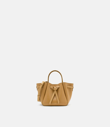 Emory Leather Tote Bag - Sand