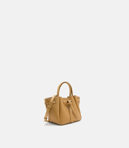 Emory Leather Tote Bag - Sand