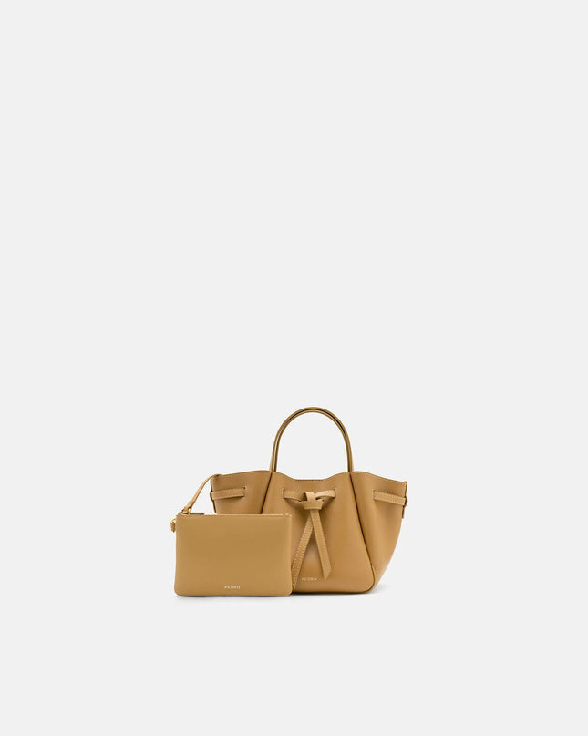 Emory Leather Tote Bag - Sand