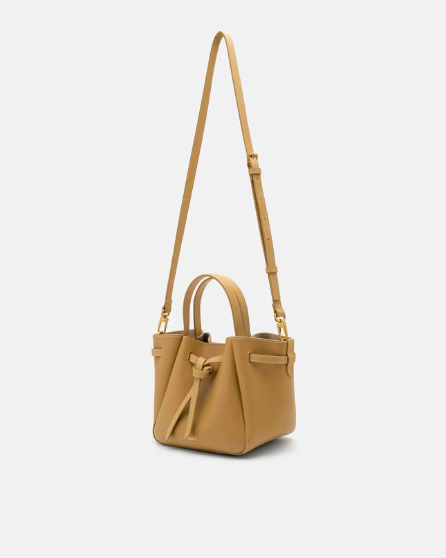 Emory Leather Tote Bag - Sand