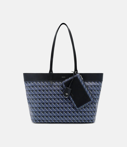 Axxis Oversized Canvas Tote Bag - Blue