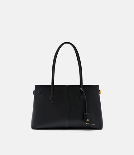 Laurel Leather Handbag - Black