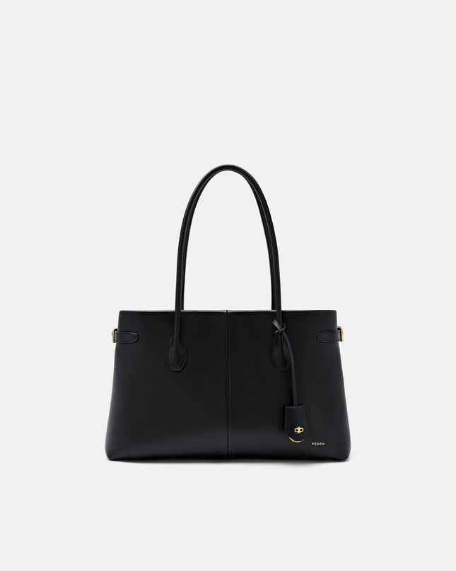 Laurel Leather Handbag - Black