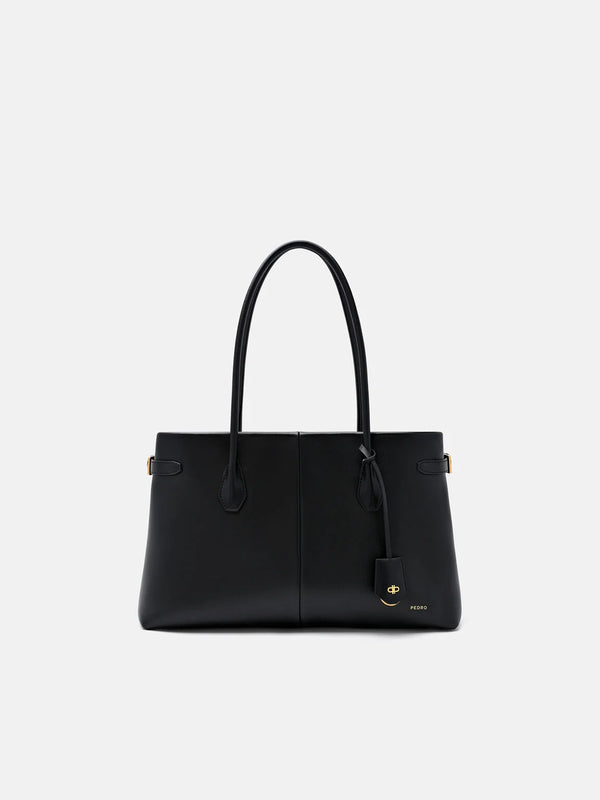 Laurel Leather Handbag - Black