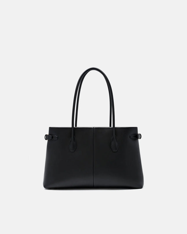 Laurel Leather Handbag - Black