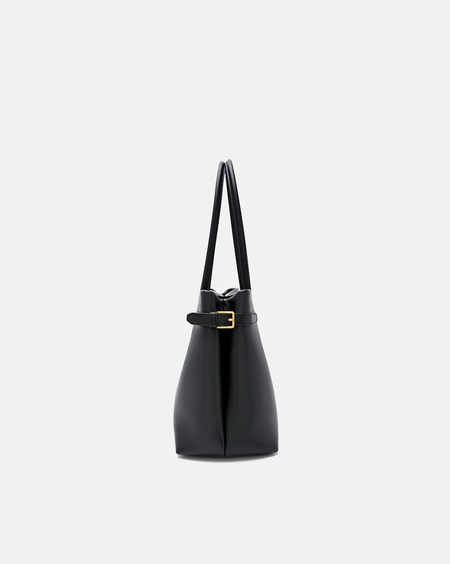 Laurel Leather Handbag - Black