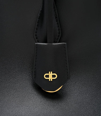 Laurel Leather Handbag - Black